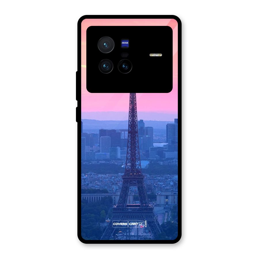 Paris Tower Glass Back Case for Vivo X80