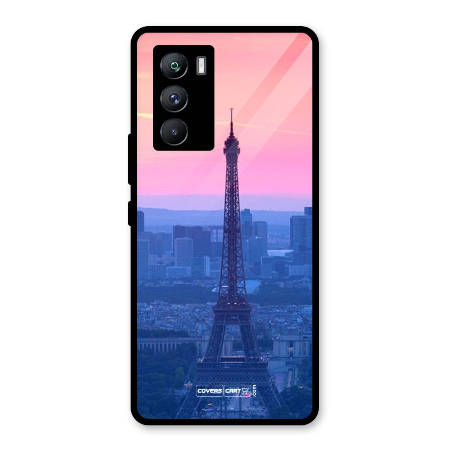 Paris Tower Glass Back Case for Vivo iQOO 9 SE
