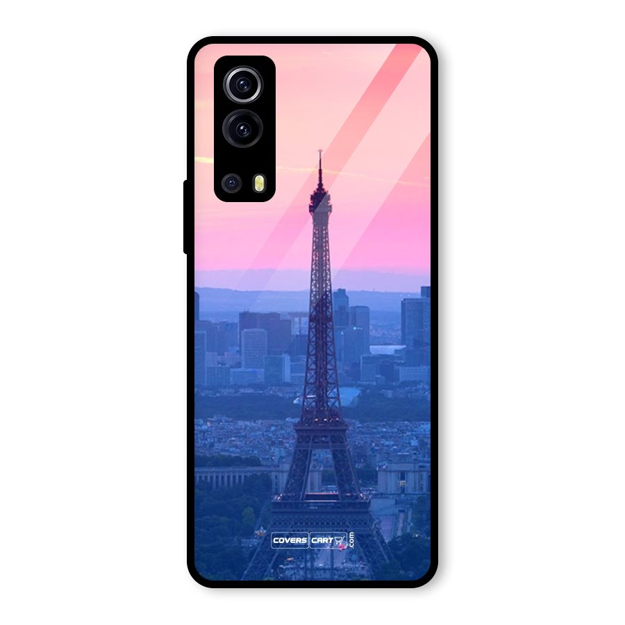 Paris Tower Glass Back Case for Vivo iQOO Z3