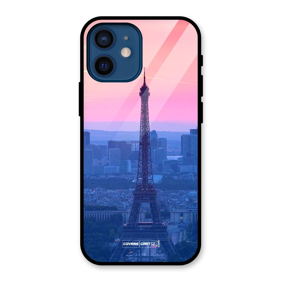 Paris Tower Glass Back Case for iPhone 12 Mini