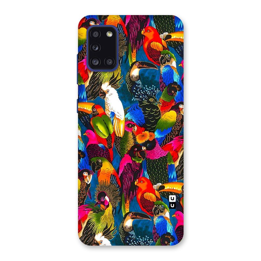 Parrot Art Back Case for Galaxy A31