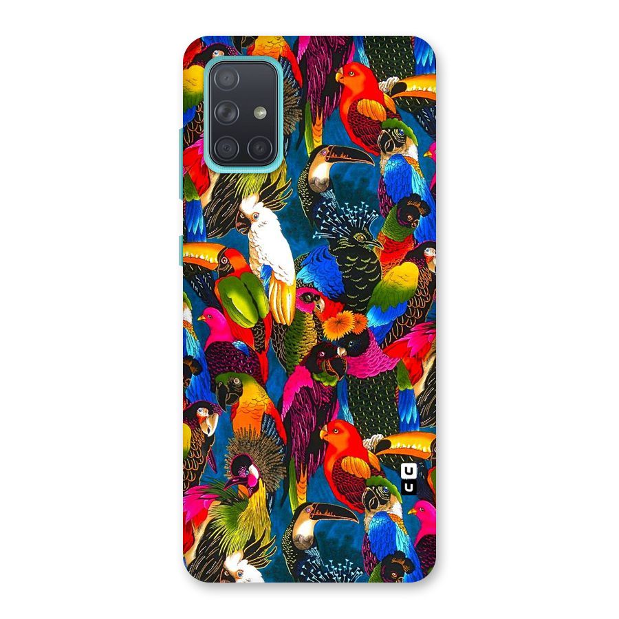 Parrot Art Back Case for Galaxy A71
