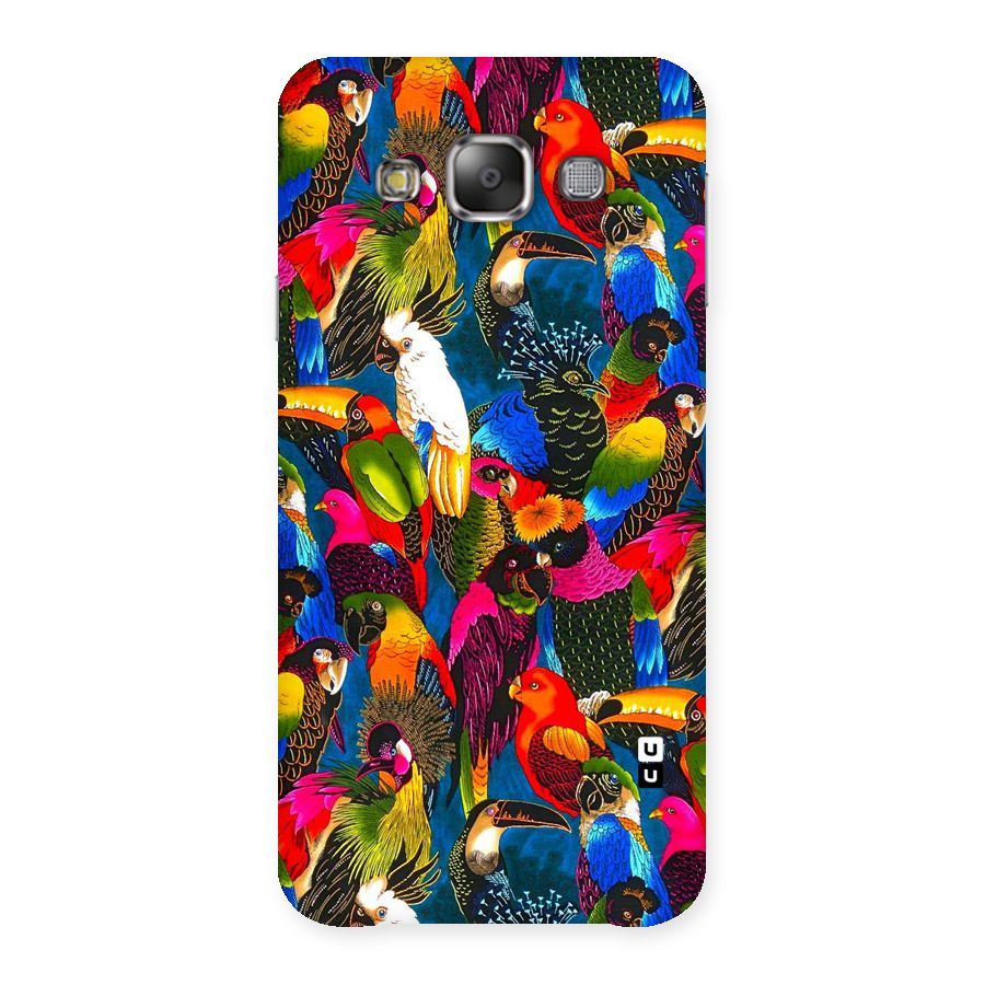 Parrot Art Back Case for Galaxy E7