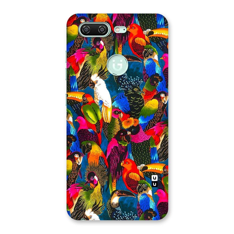 Parrot Art Back Case for Gionee S10