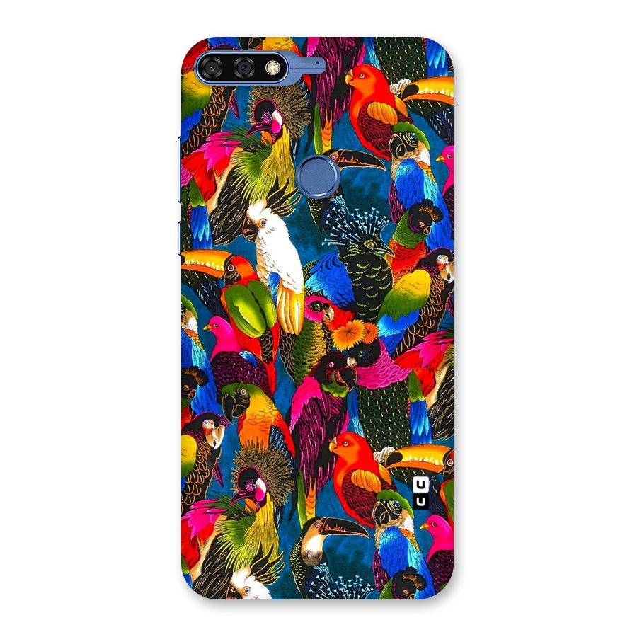 Parrot Art Back Case for Honor 7C