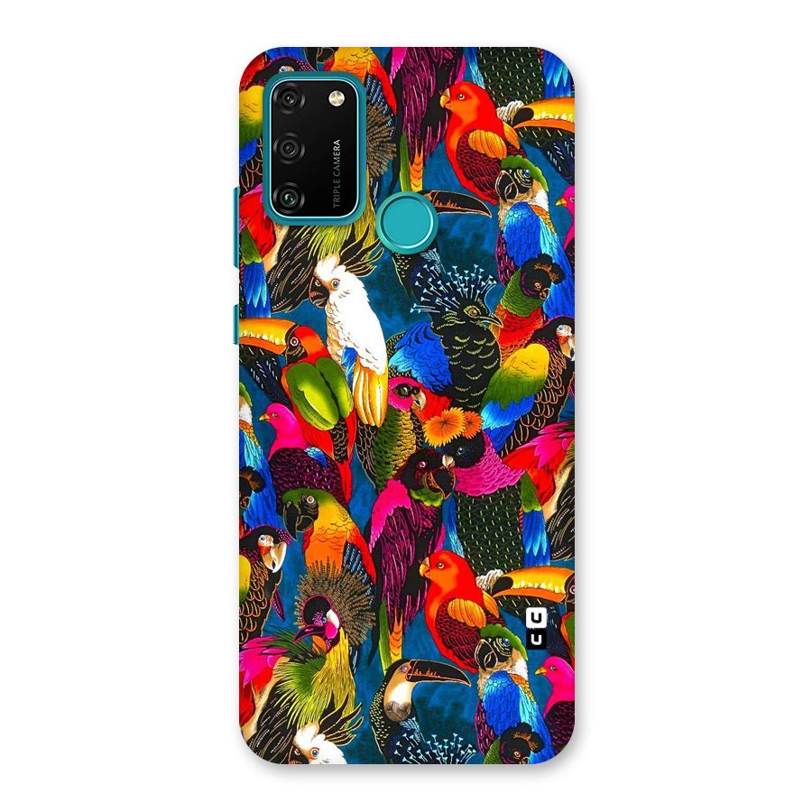 Parrot Art Back Case for Honor 9A