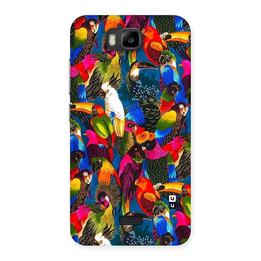 Parrot Art Back Case for Honor Bee
