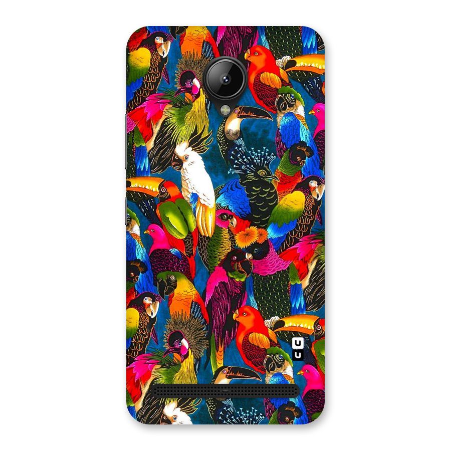 Parrot Art Back Case for Lenovo C2