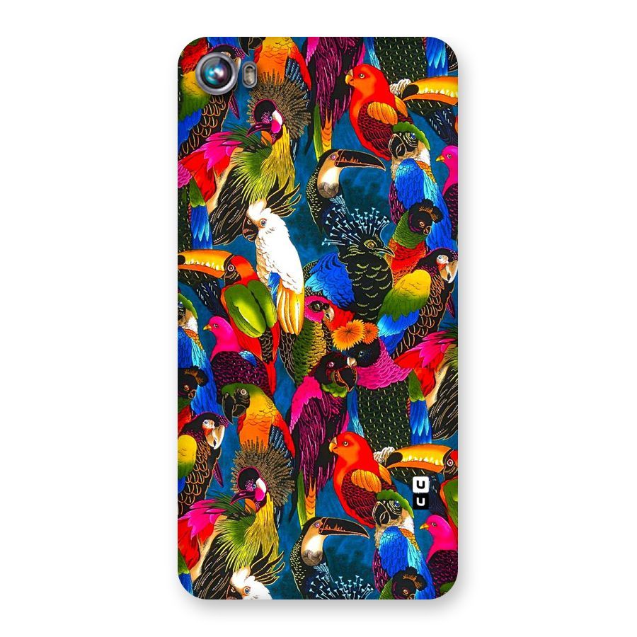 Parrot Art Back Case for Micromax Canvas Fire 4 A107