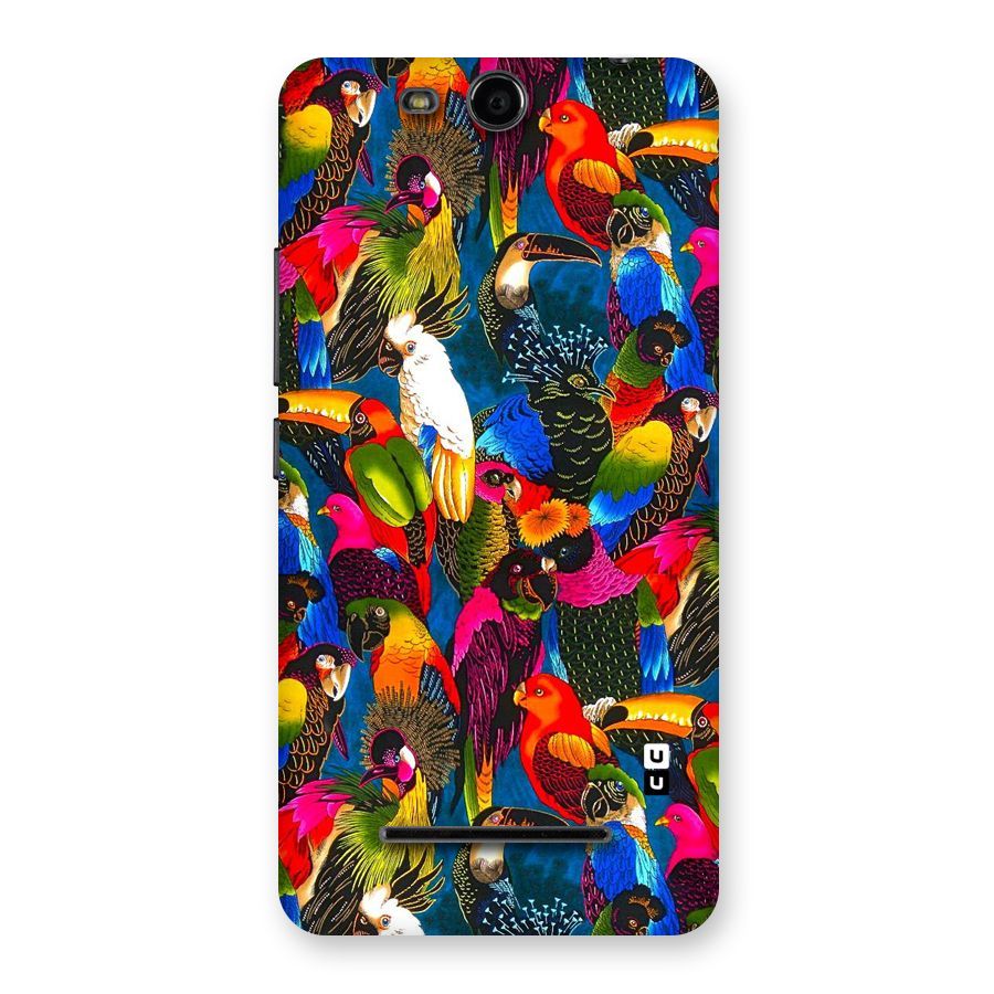 Parrot Art Back Case for Micromax Canvas Juice 3 Q392