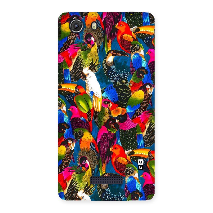 Parrot Art Back Case for Micromax Unite 3