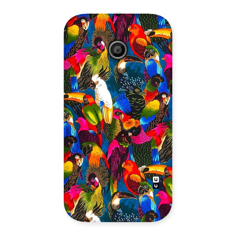 Parrot Art Back Case for Moto E