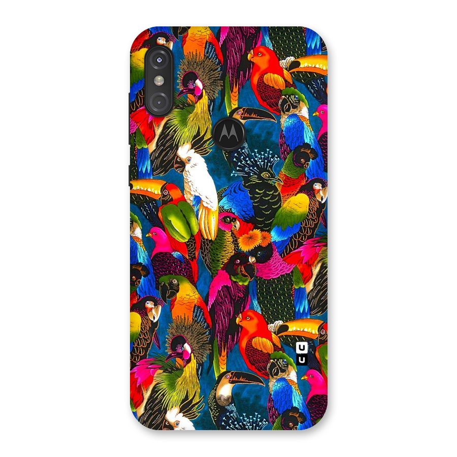Parrot Art Back Case for Motorola One Power