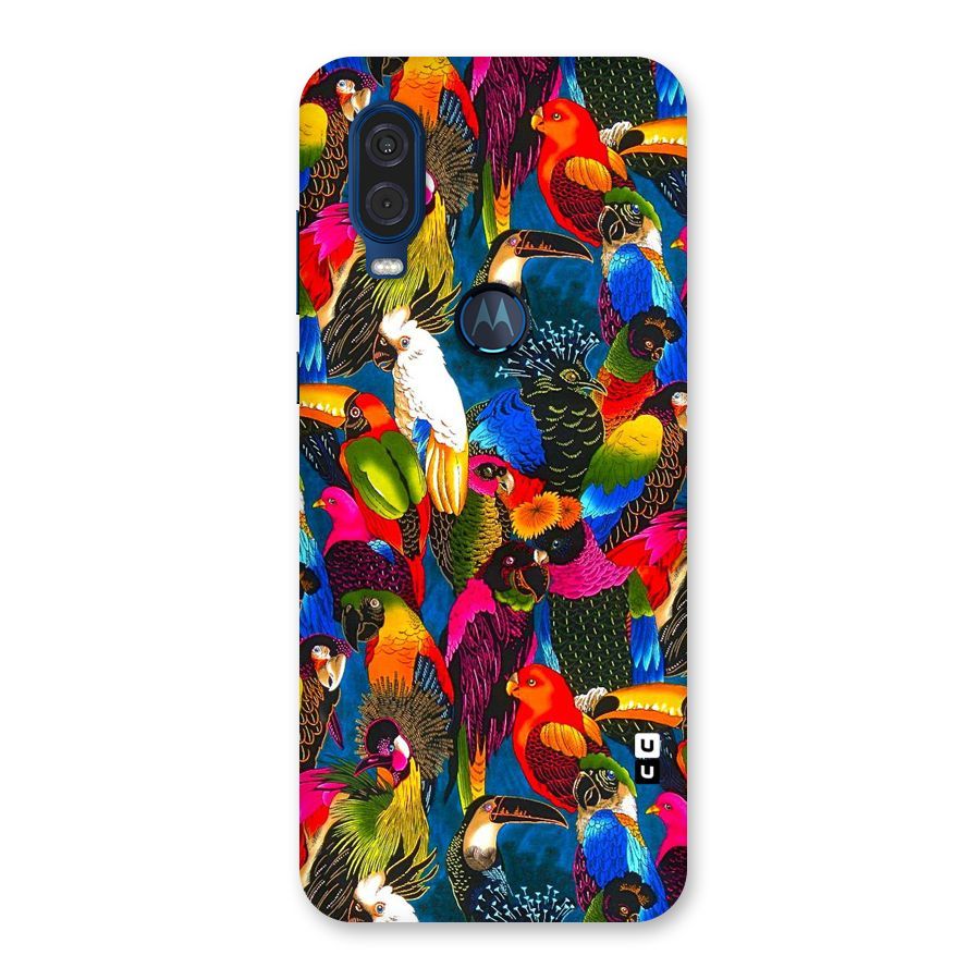Parrot Art Back Case for Motorola One Vision