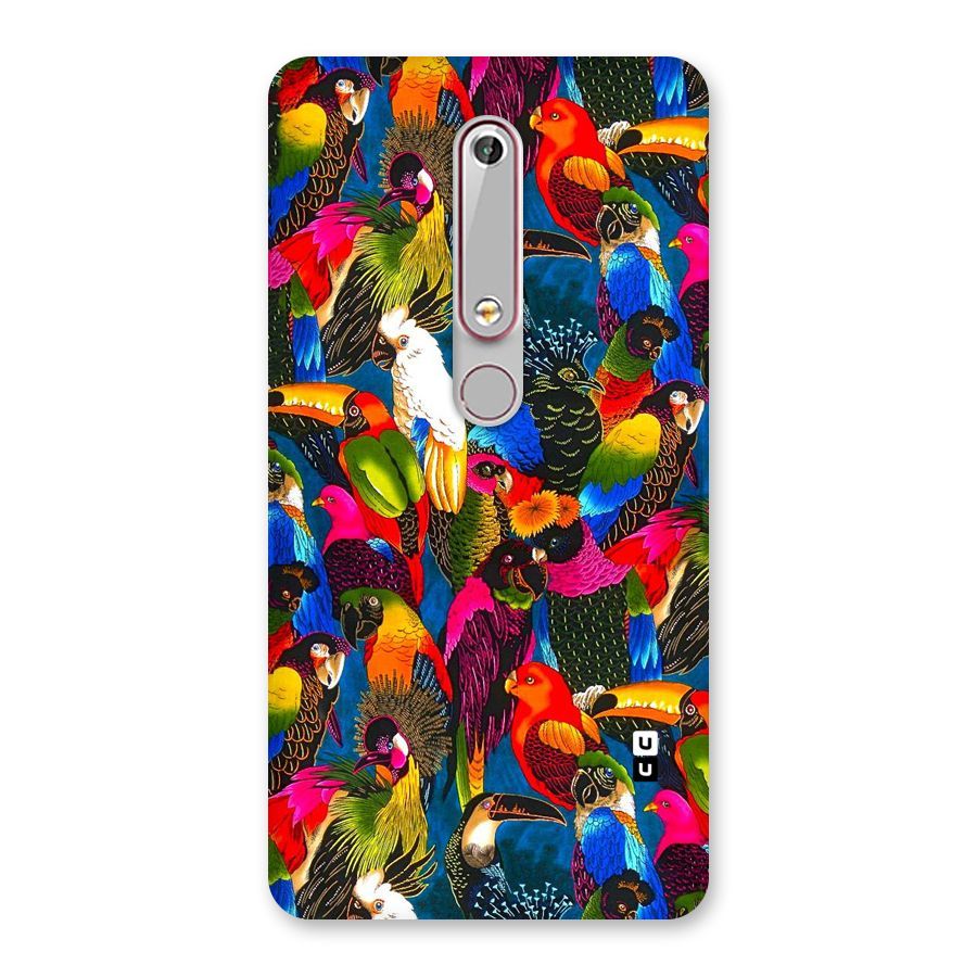 Parrot Art Back Case for Nokia 6.1