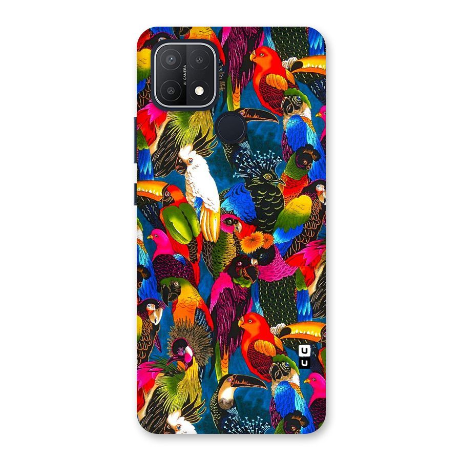 Parrot Art Back Case for Oppo A15