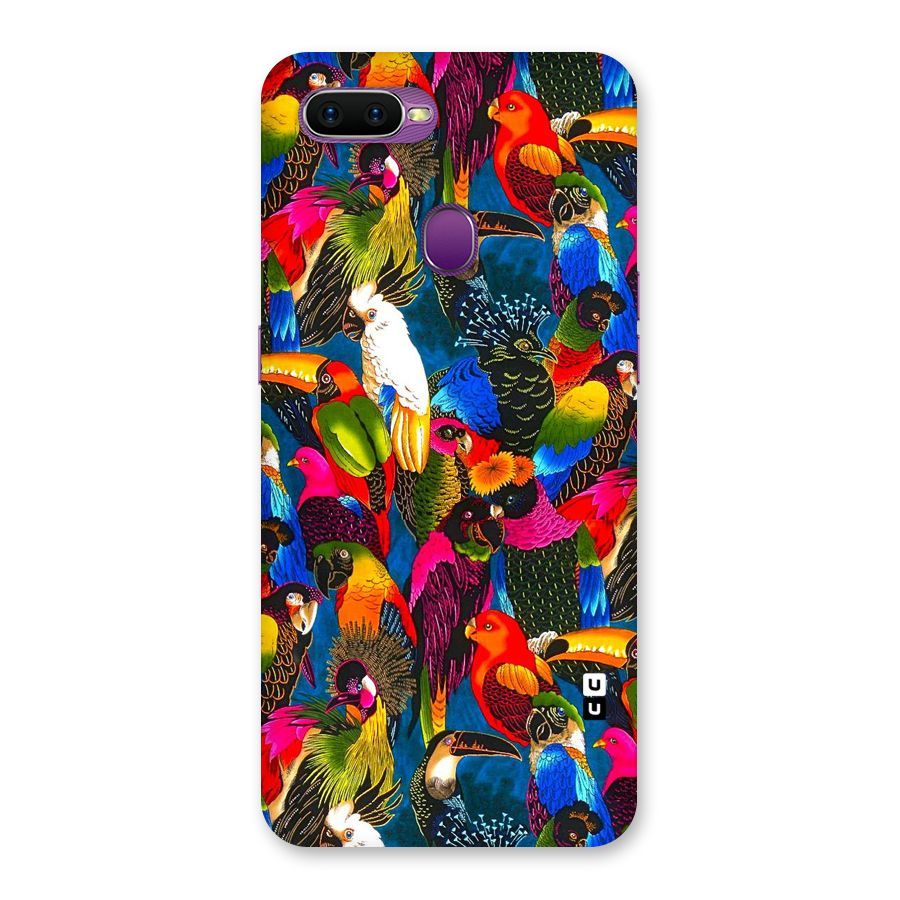 Parrot Art Back Case for Oppo F9