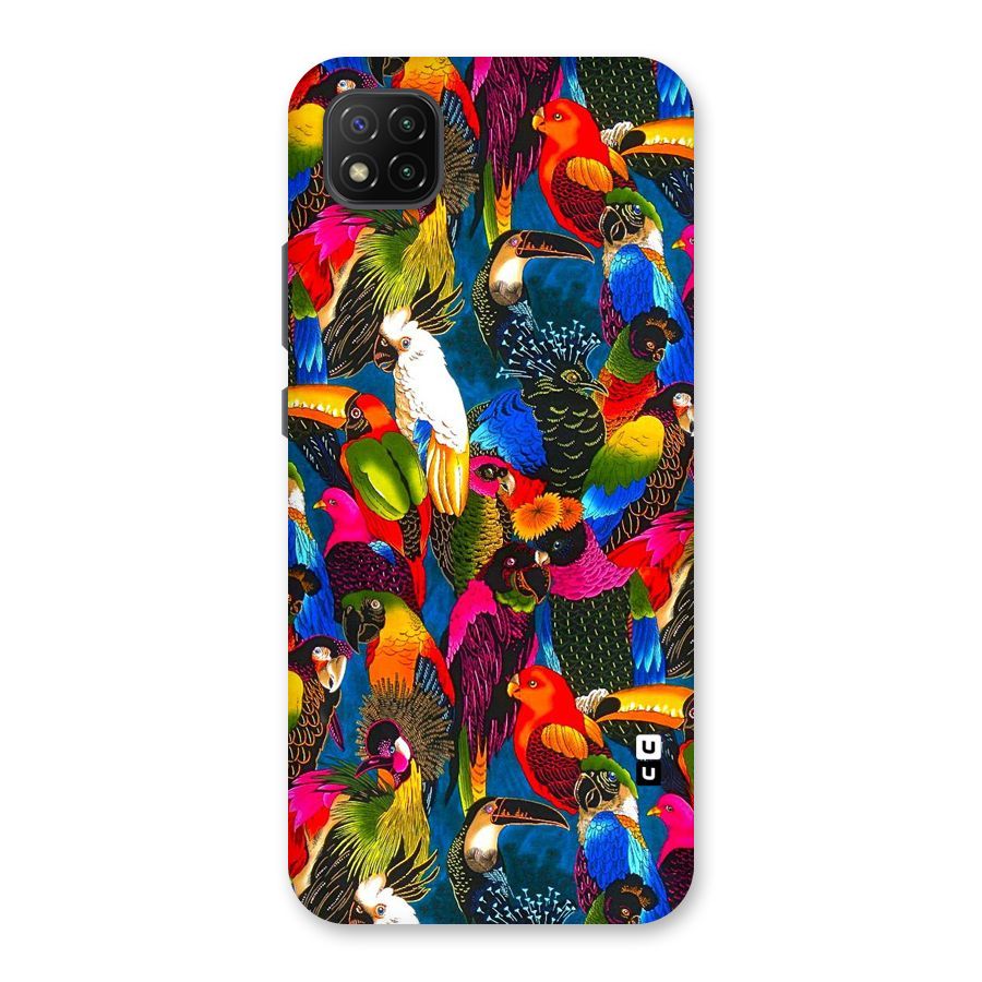 Parrot Art Back Case for Poco C3