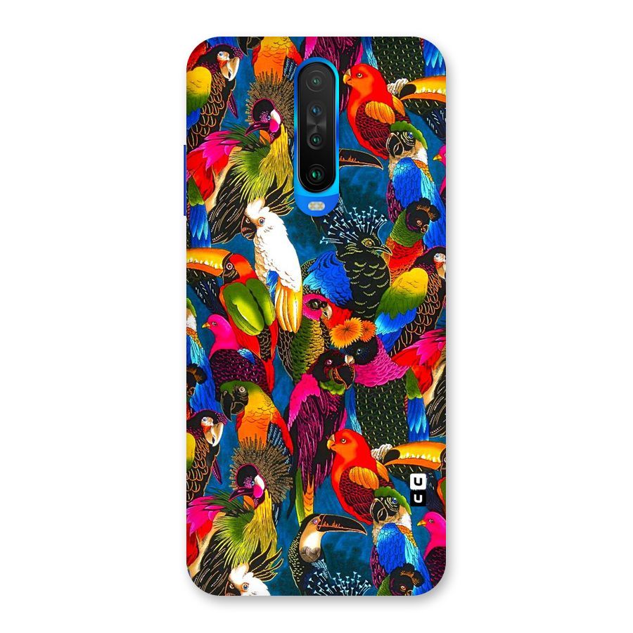 Parrot Art Back Case for Poco X2