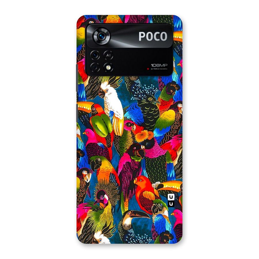 Parrot Art Back Case for Poco X4 Pro 5G