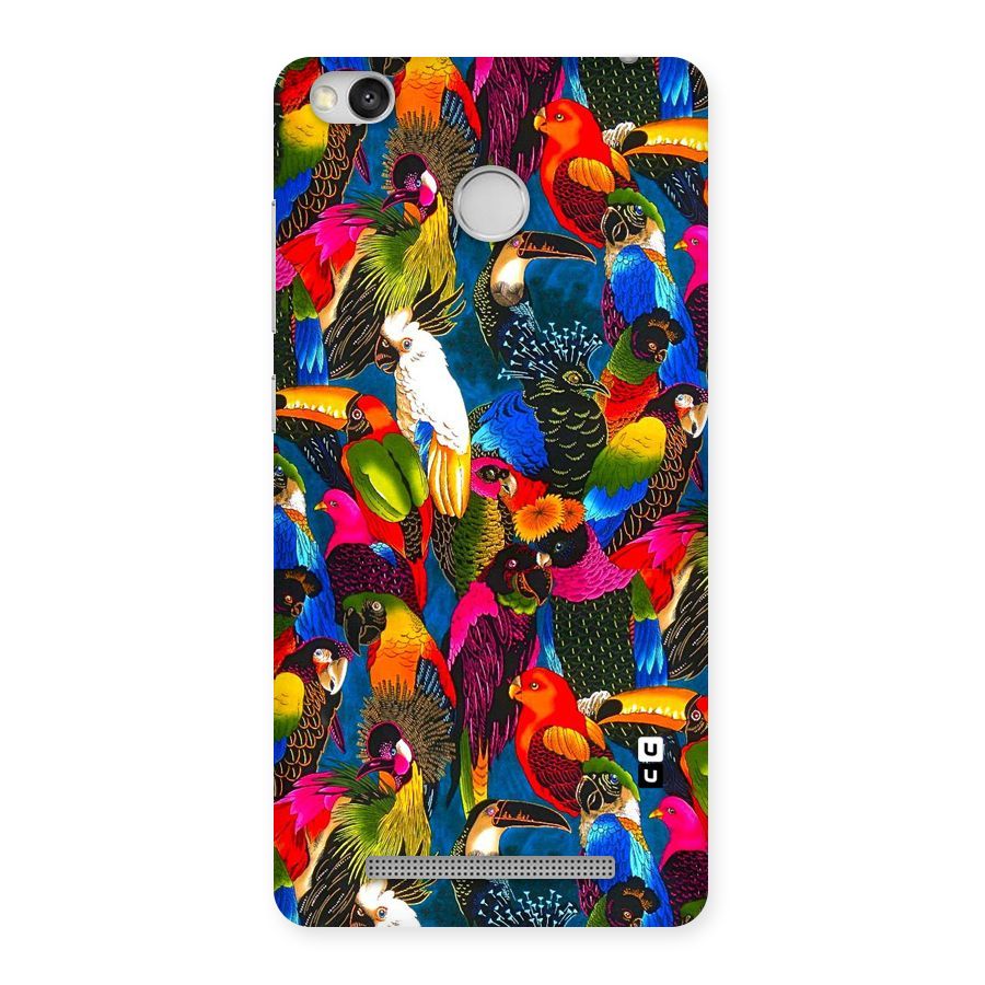Parrot Art Back Case for Redmi 3S Prime