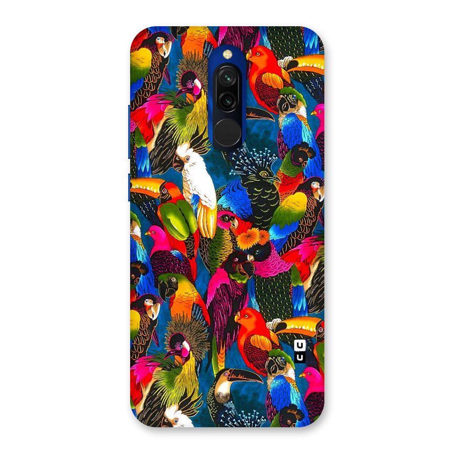 Parrot Art Back Case for Redmi 8