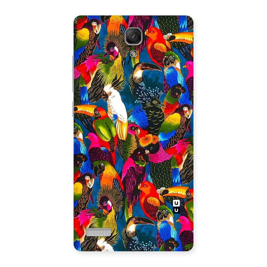 Parrot Art Back Case for Redmi Note