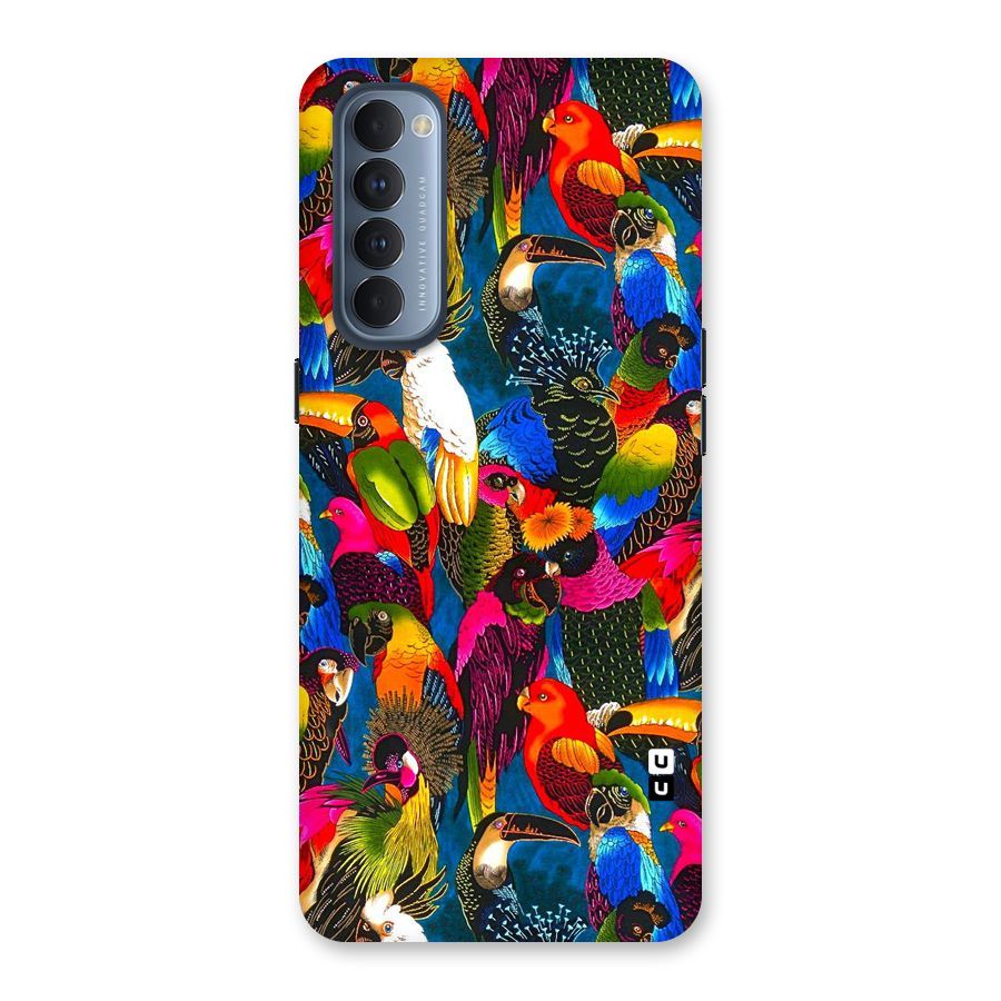 Parrot Art Back Case for Reno4 Pro
