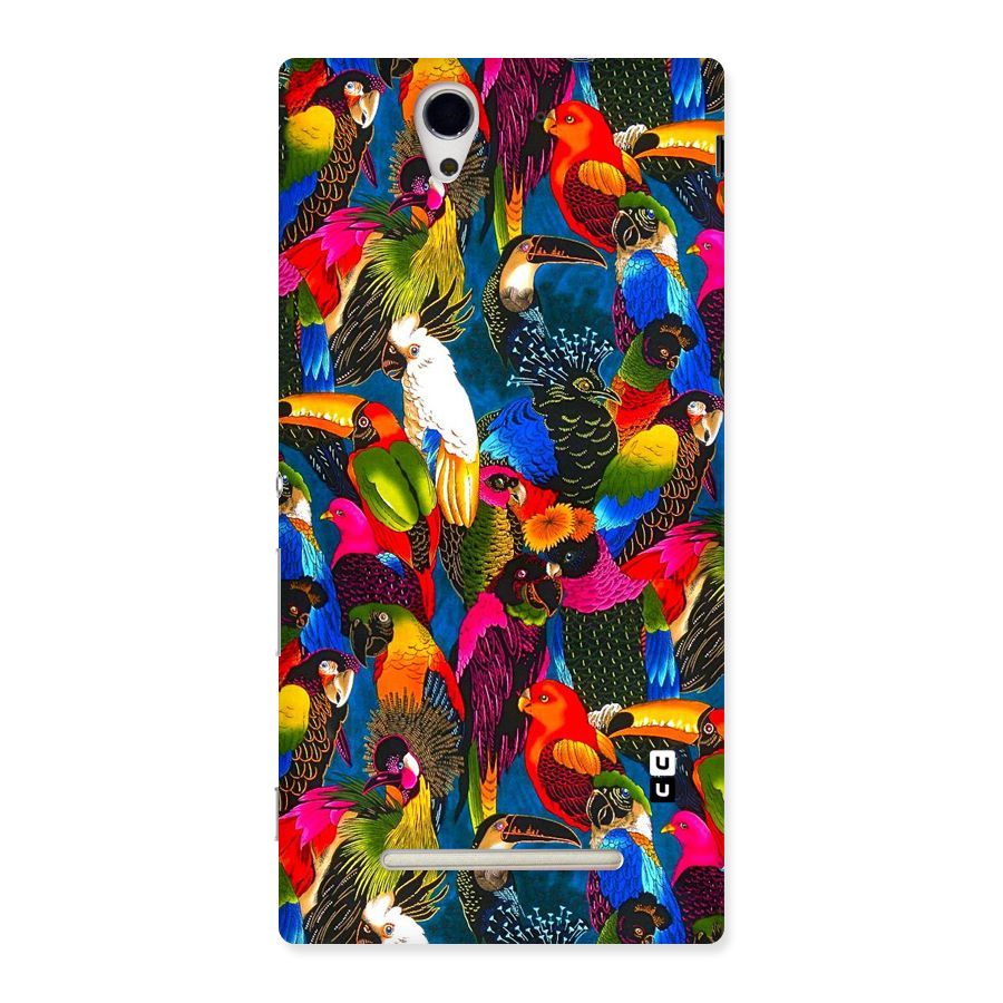 Parrot Art Back Case for Sony Xperia C3