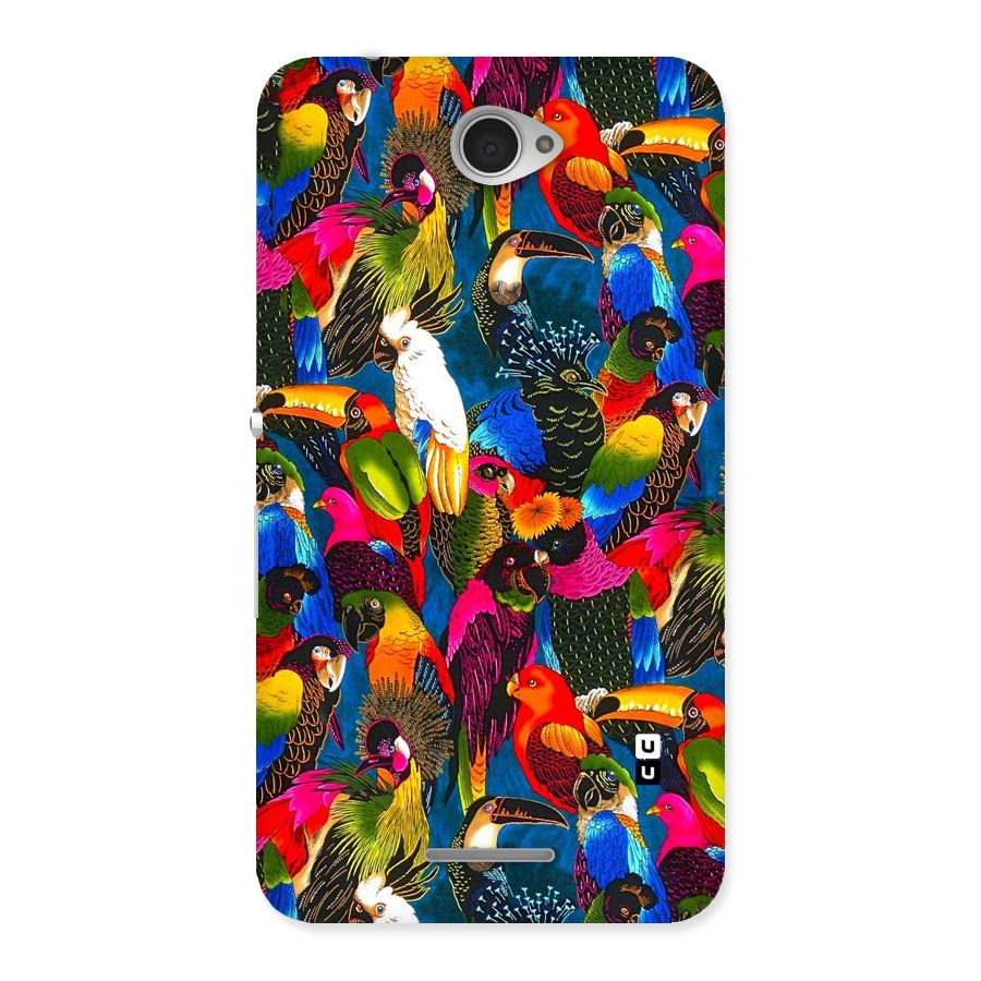 Parrot Art Back Case for Sony Xperia E4