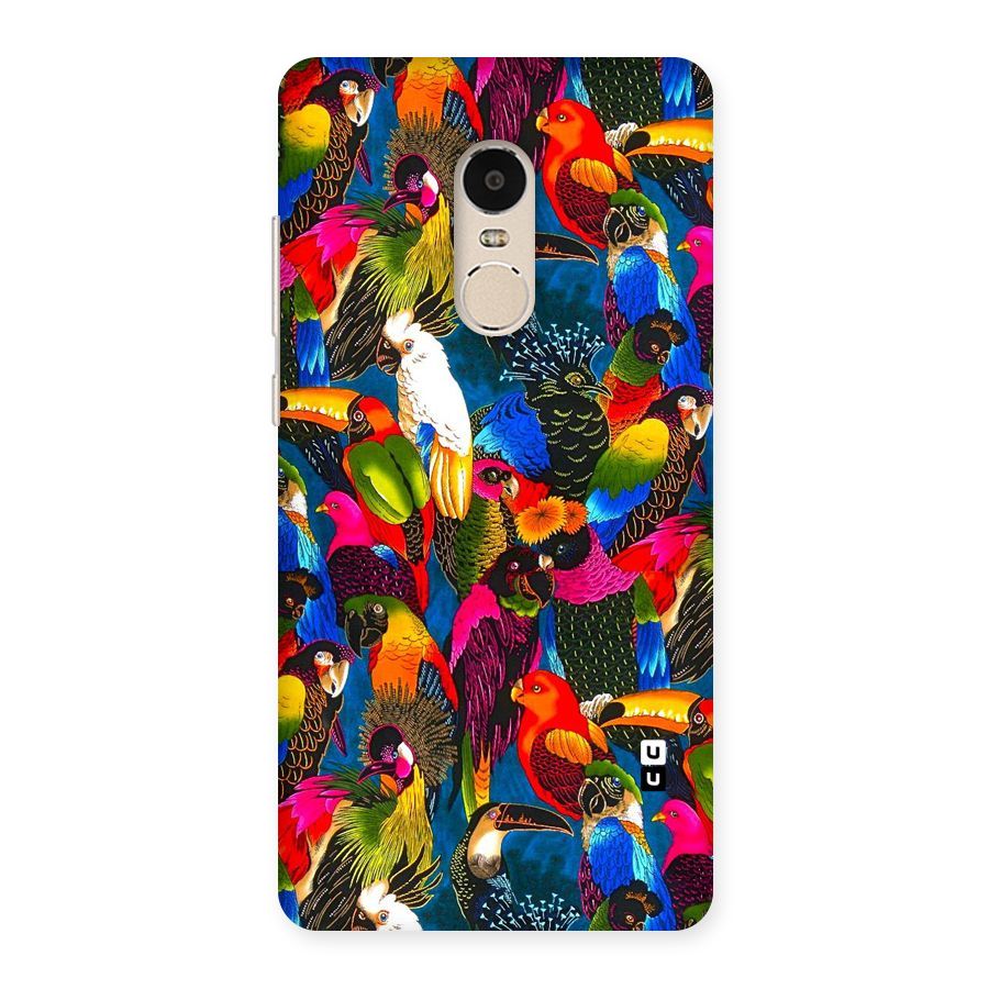 Parrot Art Back Case for Xiaomi Redmi Note 4