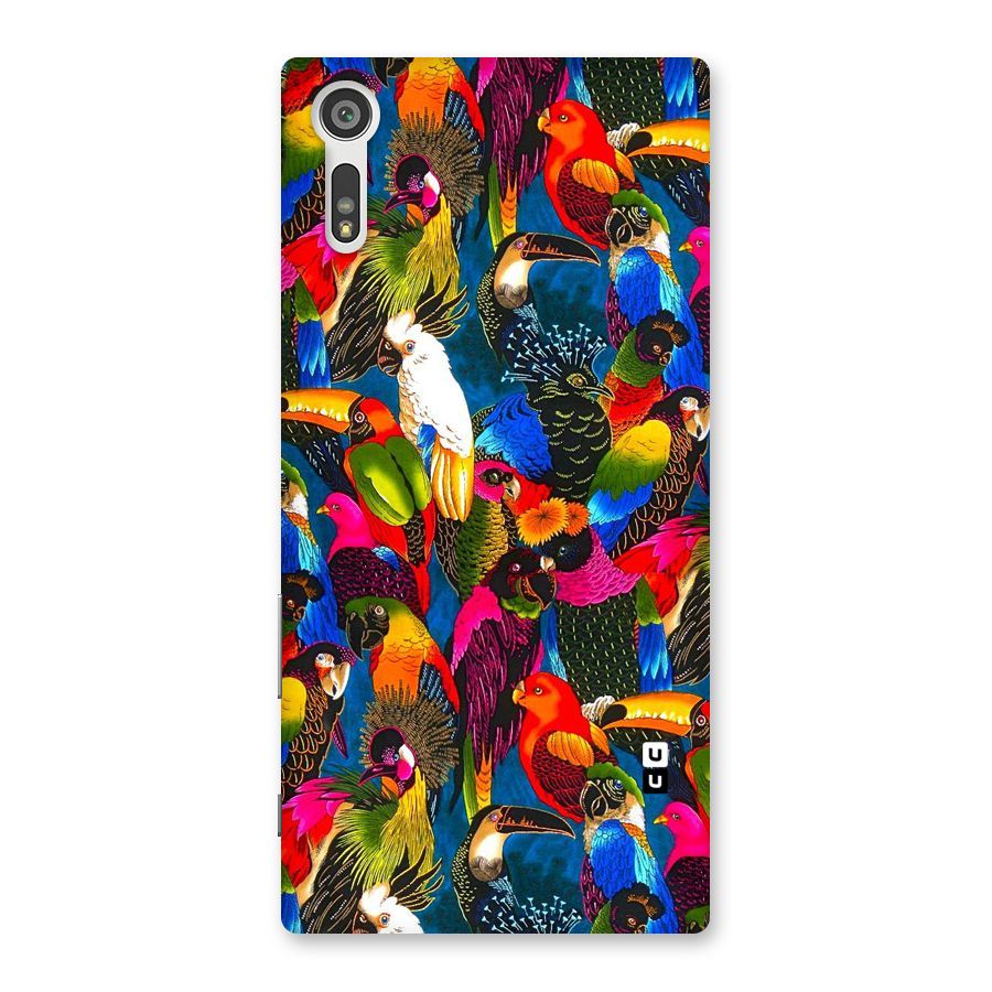 Parrot Art Back Case for Xperia XZ