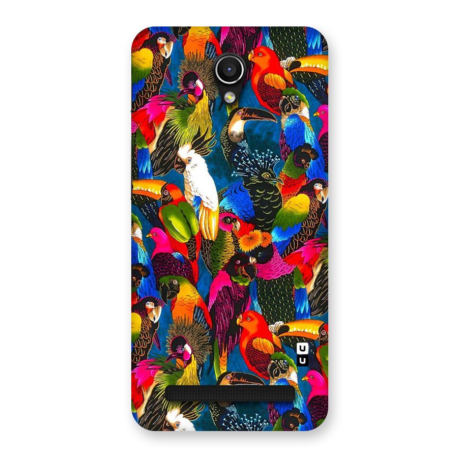 Parrot Art Back Case for Zenfone Go
