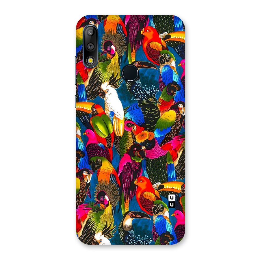 Parrot Art Back Case for Zenfone Max Pro M2