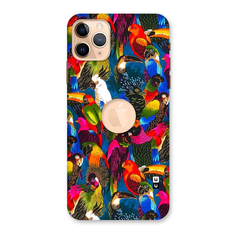 Parrot Art Back Case for iPhone 11 Pro Max Logo Cut