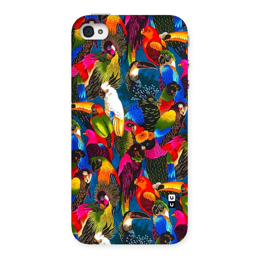 Parrot Art Back Case for iPhone 4 4s