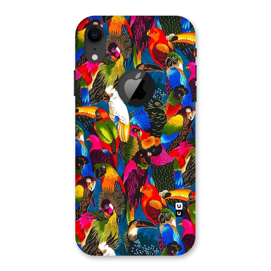 Parrot Art Back Case for iPhone XR Logo Cut