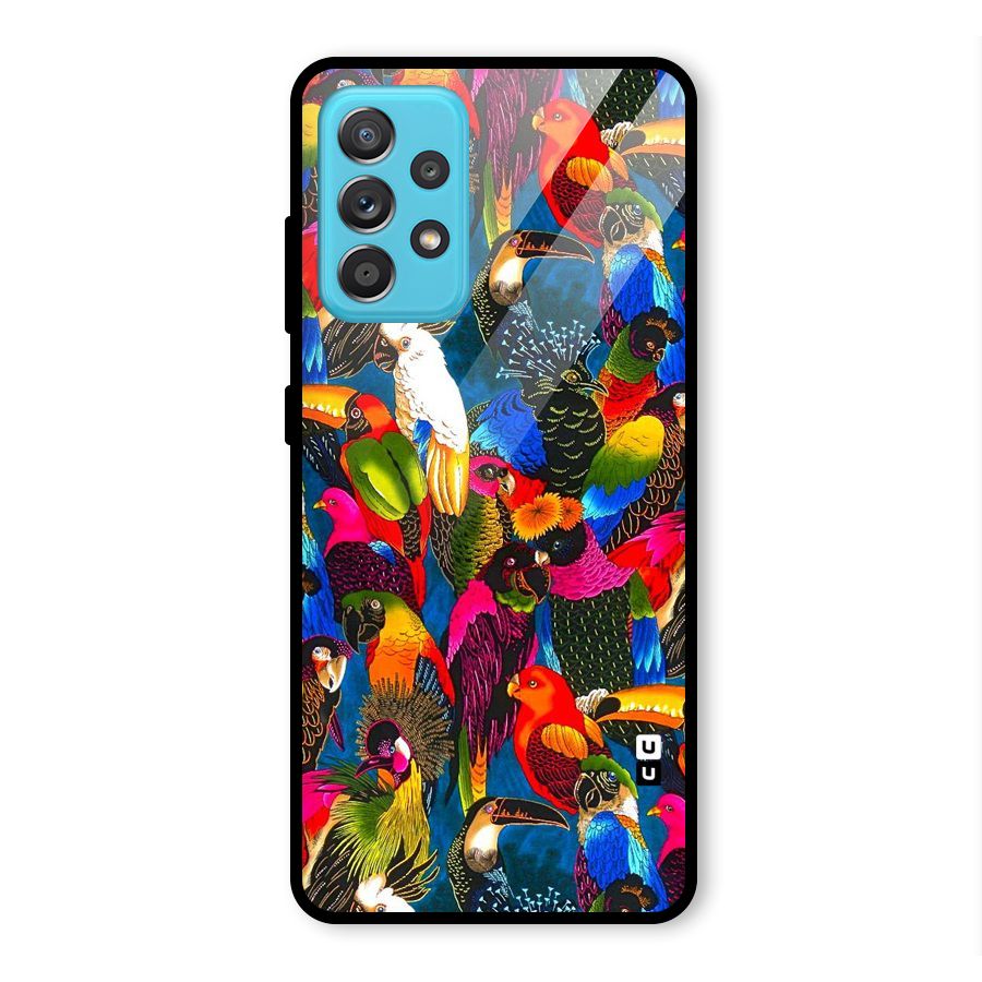 Parrot Art Glass Back Case for Galaxy A52