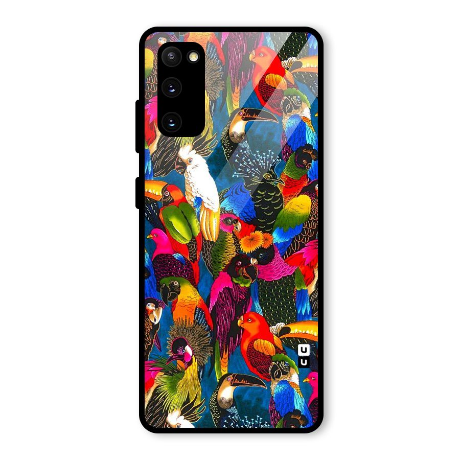 Parrot Art Glass Back Case for Galaxy S20 FE 5G
