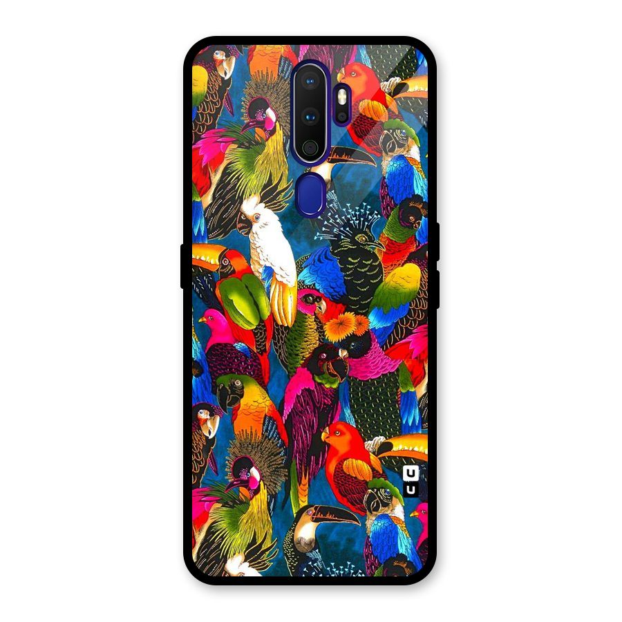 Parrot Art Glass Back Case for Oppo A9 (2020)