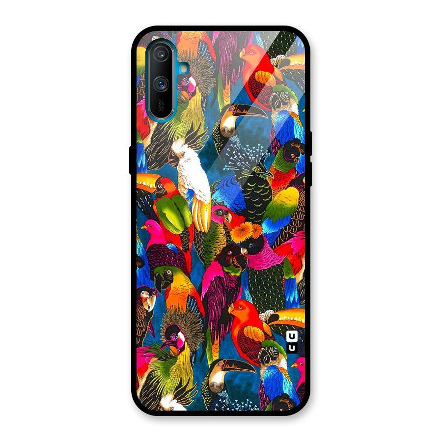 Parrot Art Glass Back Case for Realme C3