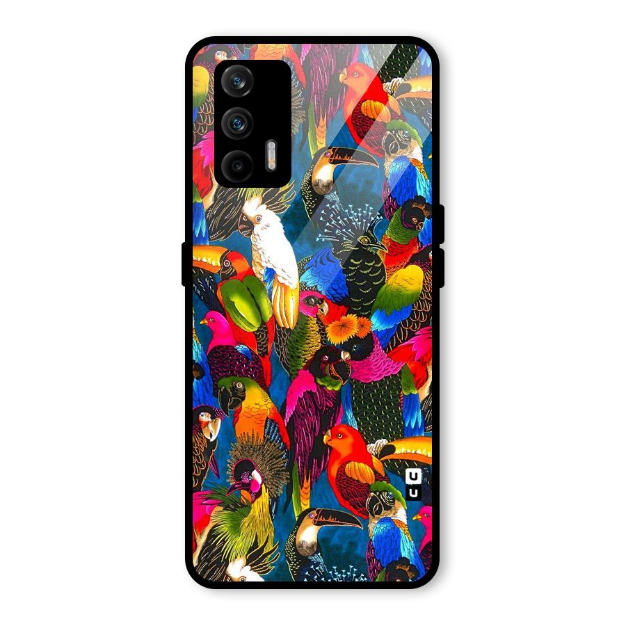 Parrot Art Glass Back Case for Realme GT 5G