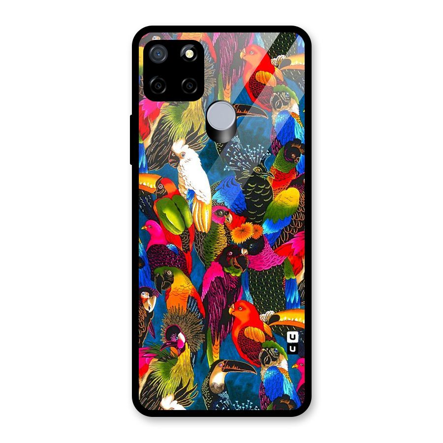 Parrot Art Glass Back Case for Realme Narzo 20
