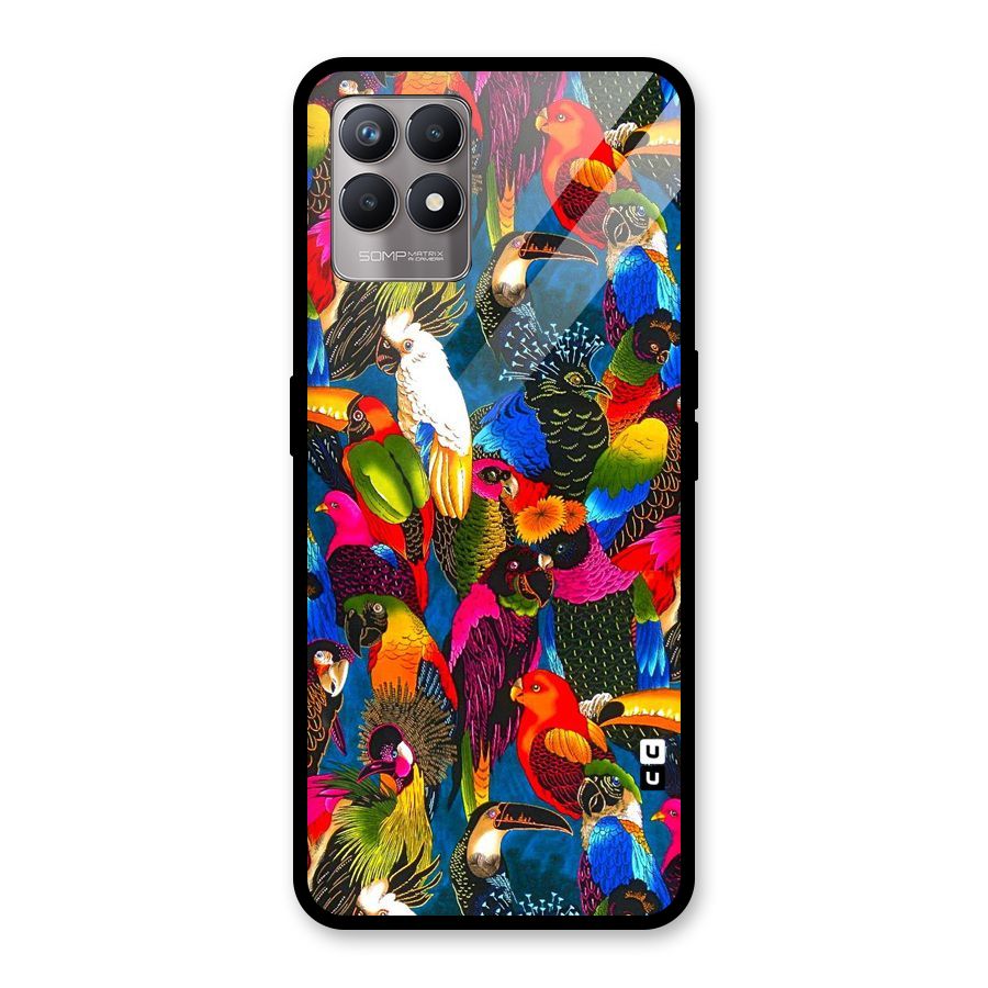 Parrot Art Glass Back Case for Realme Narzo 50