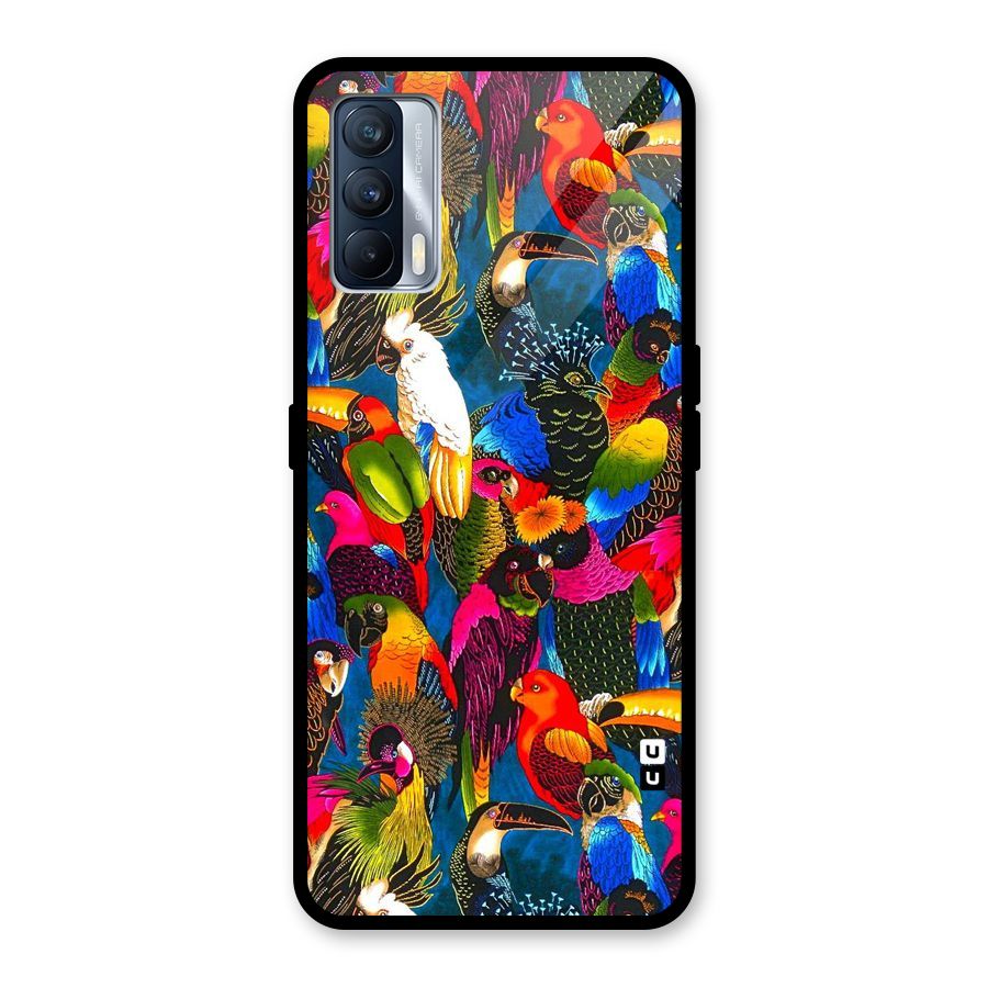 Parrot Art Glass Back Case for Realme X7