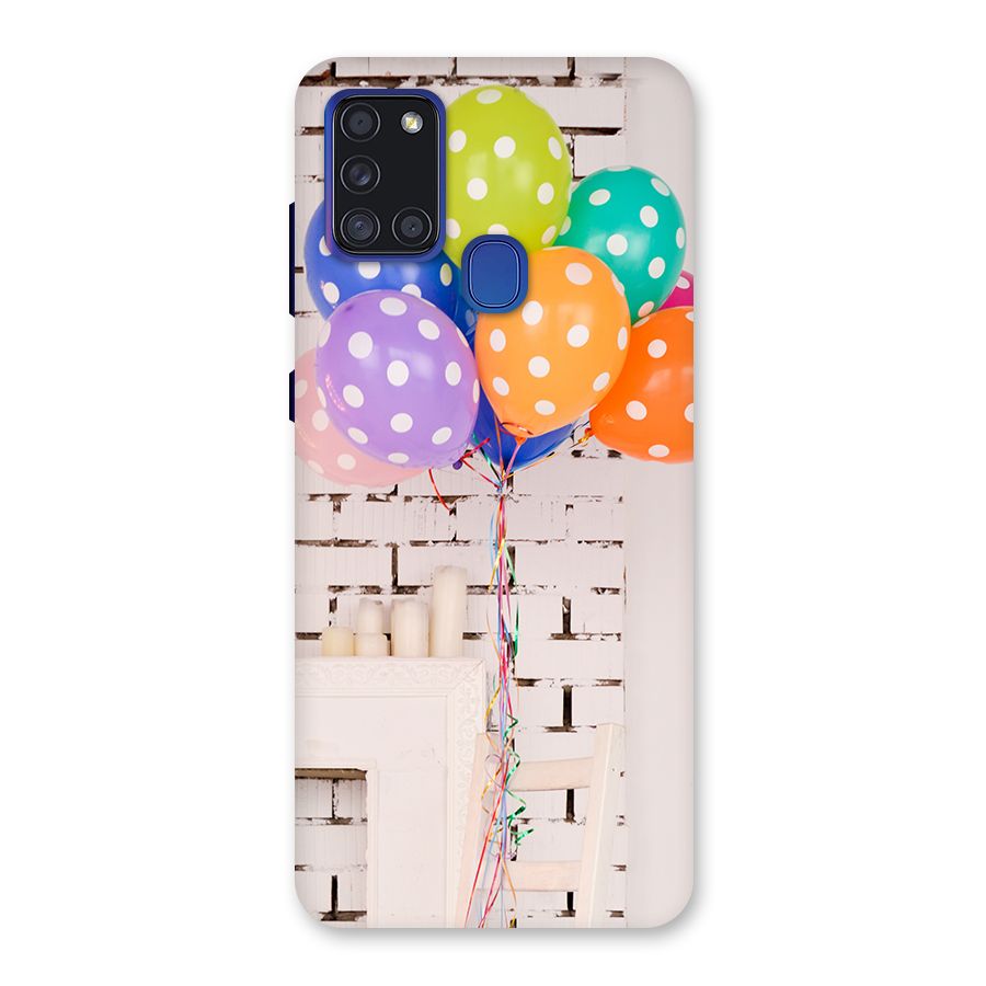 Party Balloons Back Case for Galaxy A21s