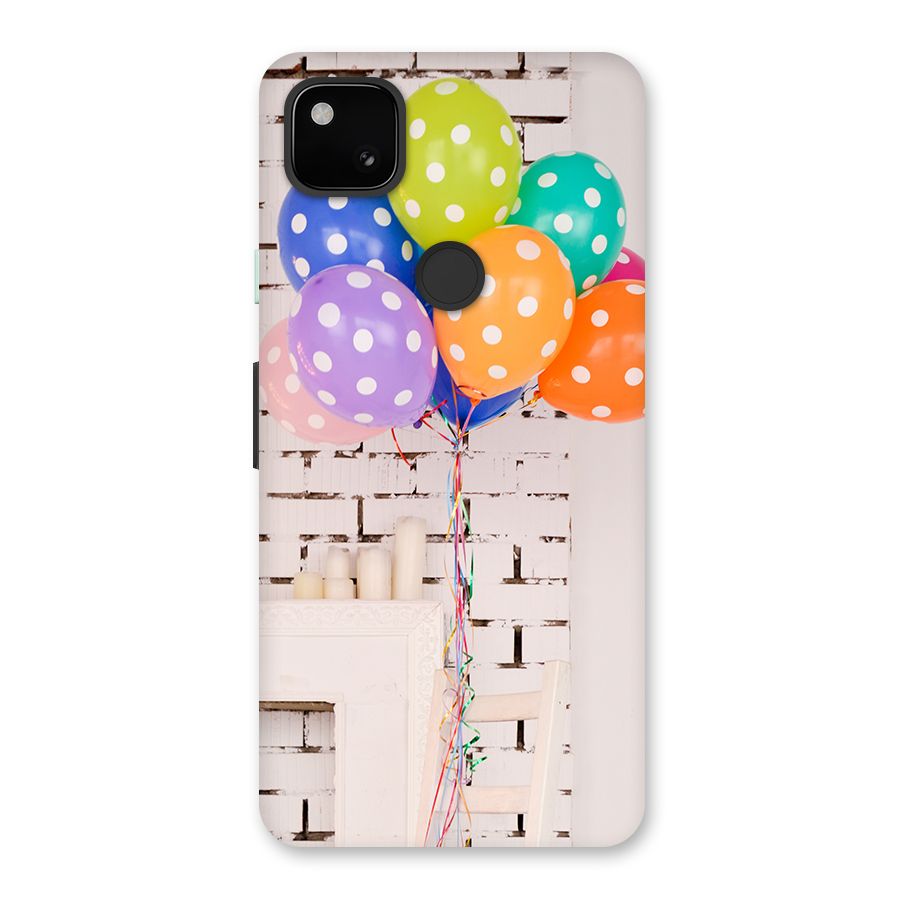 Party Balloons Back Case for Google Pixel 4a