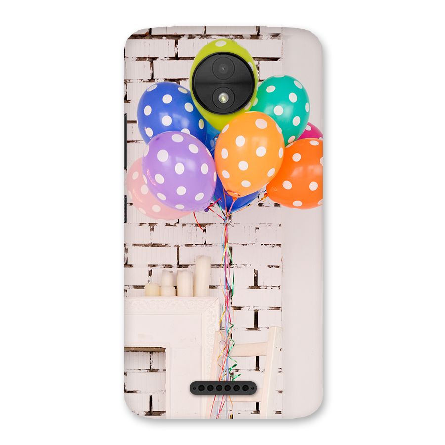 Party Balloons Back Case for Moto C