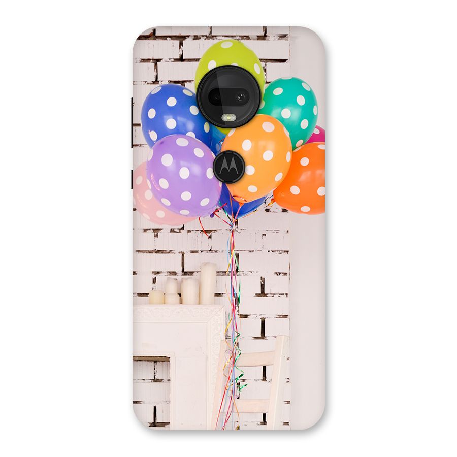 Party Balloons Back Case for Moto G7