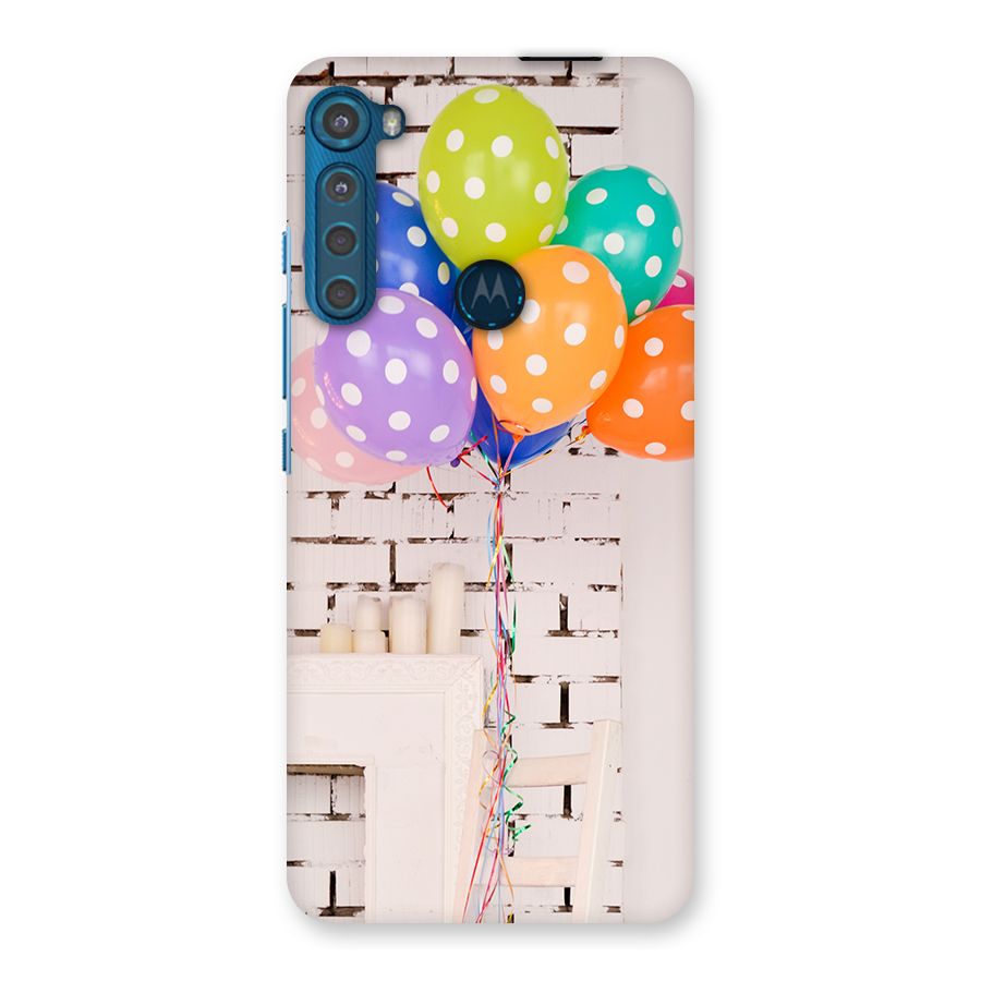 Party Balloons Back Case for Motorola One Fusion Plus